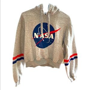 H&M Crop Sweater with hoodie